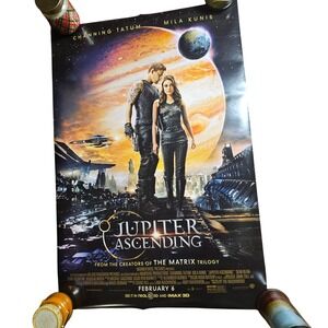 Jupiter Ascending 2015 Promo Movie Poster 27x40 Channing Tatum, Mila Kunis